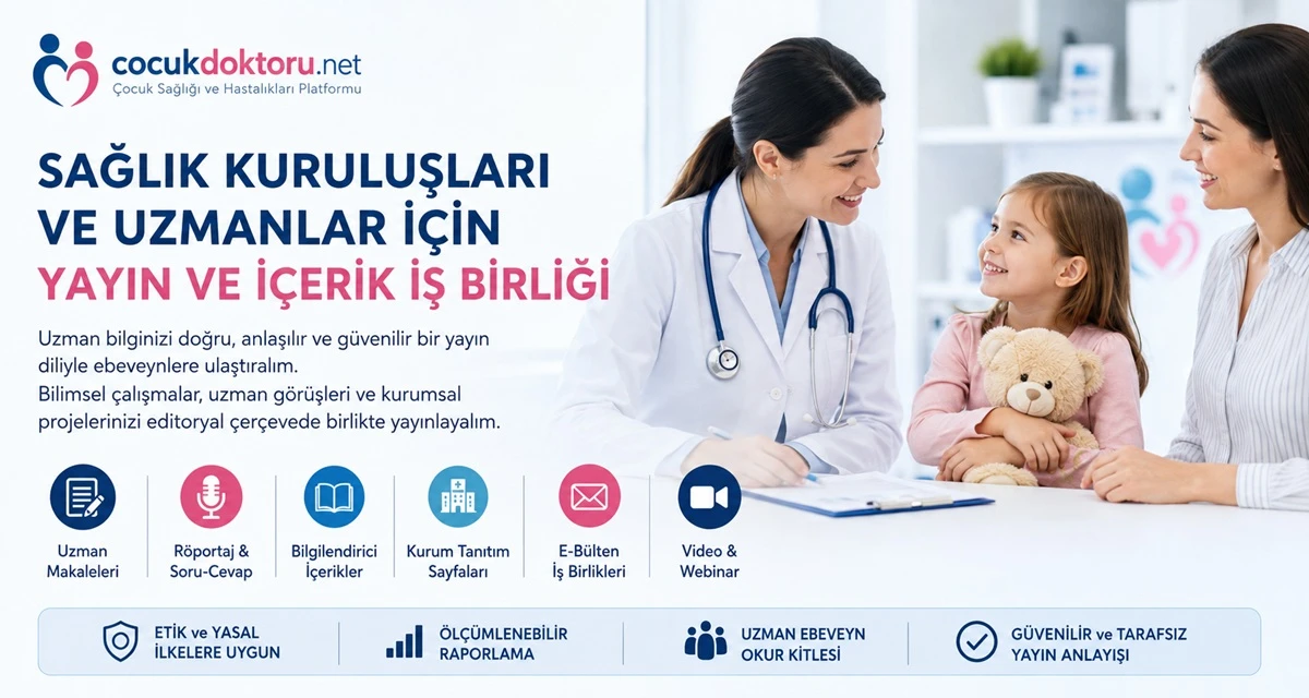 Sağlık kuruluşları ve uzmanlar için yayın ve içerik iş birliği