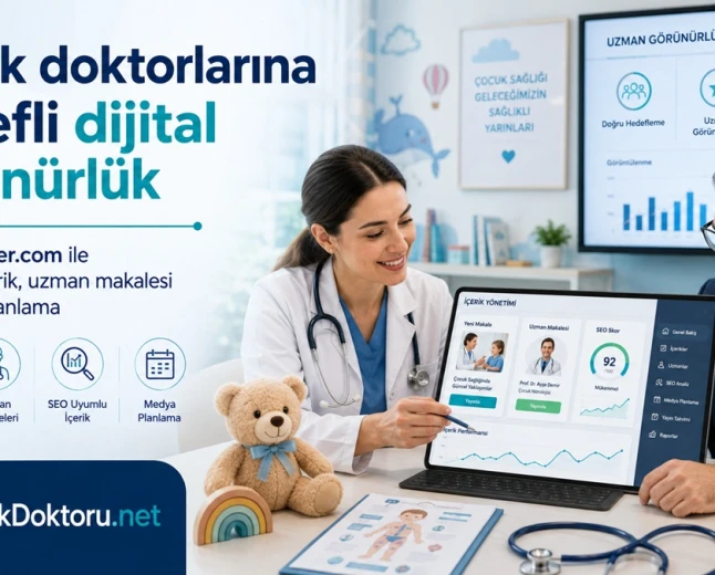 ReklamHaber.com çocuk doktorlarına hedefli dijital görünürlük sunuyor